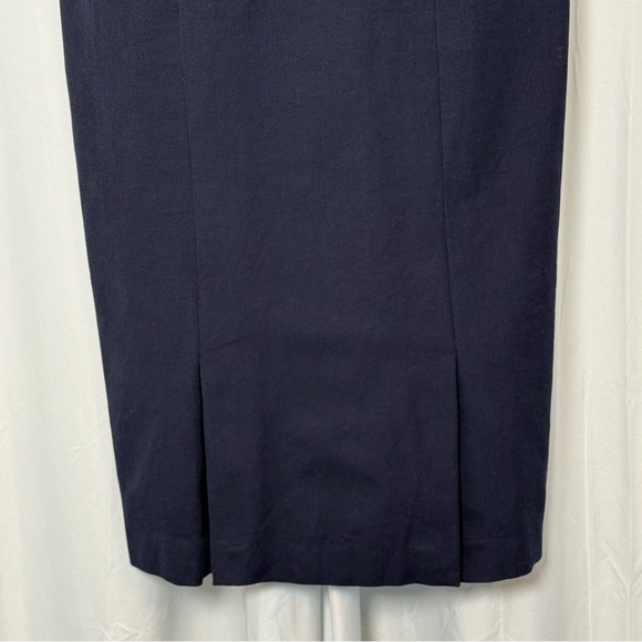 Banana Republic Side Peplum Sheath Dress Navy Size 14 Tall - Picture 9 of 16